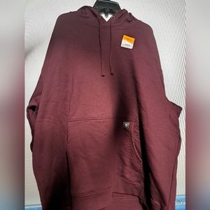 Ariat Rebar mens hoodie 4XL red